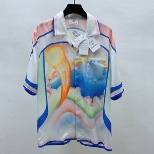 Casablanca Fuji Dream Camp-Collar Shirt
